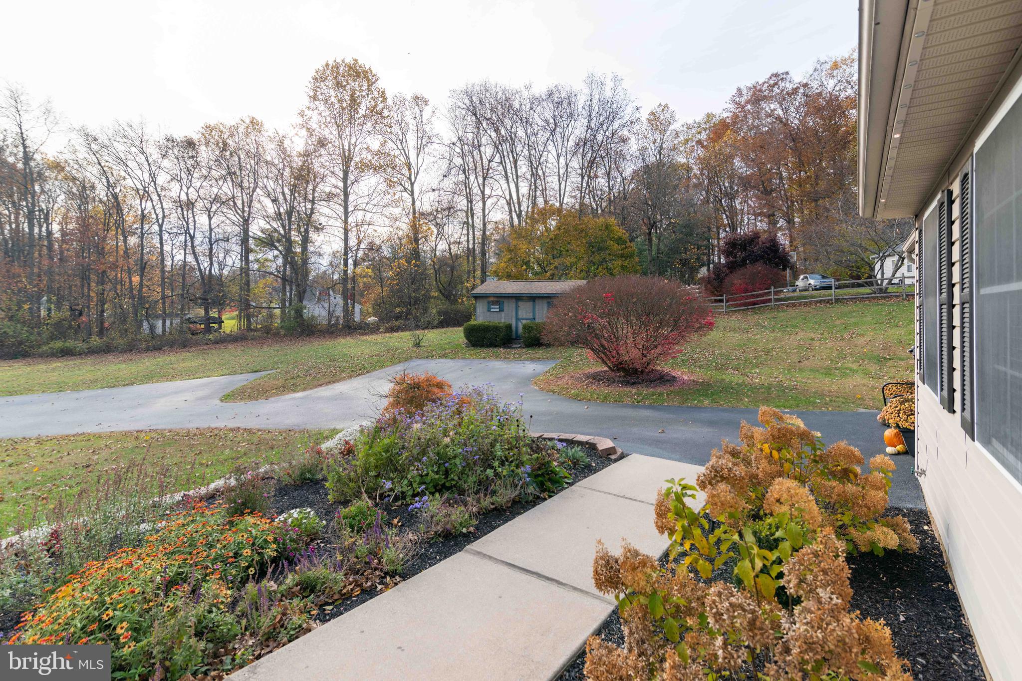 151 South Sandy Hill Road Coatesville, PA 19320 - Photo 64 of 91 a view of a garden with an outdoor space