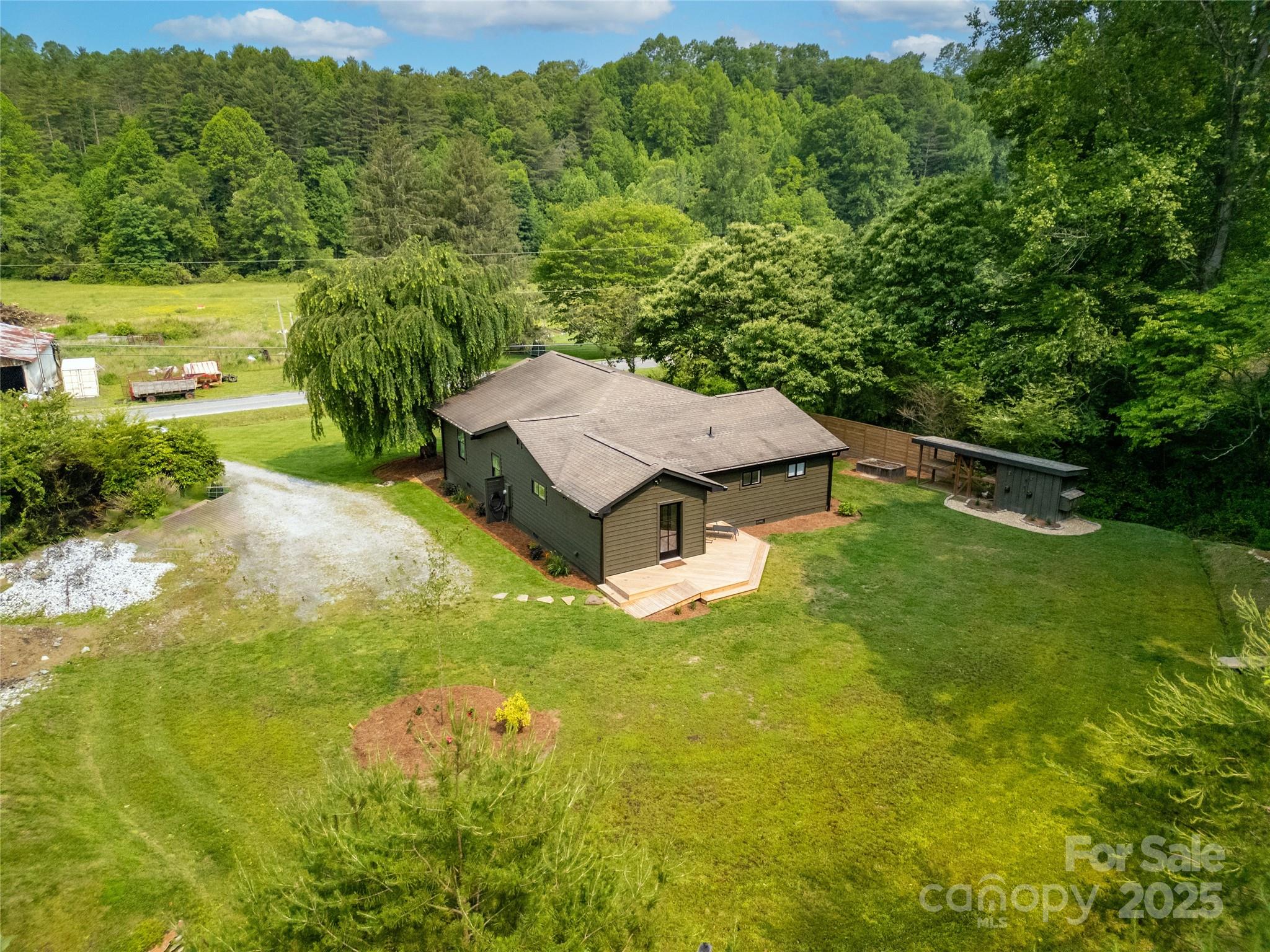 903 Middlefork Road Brevard, NC 28712 - Photo 39 of 45 a view of a house with a yard