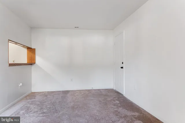 a view of an empty room