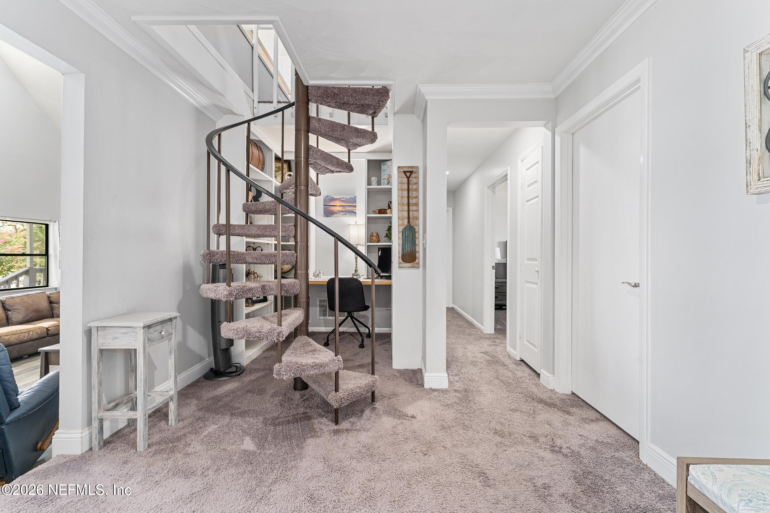 198 Lake Ray Road Hawthorne, FL 32640 - Photo 47 of 78 Spiral staircase