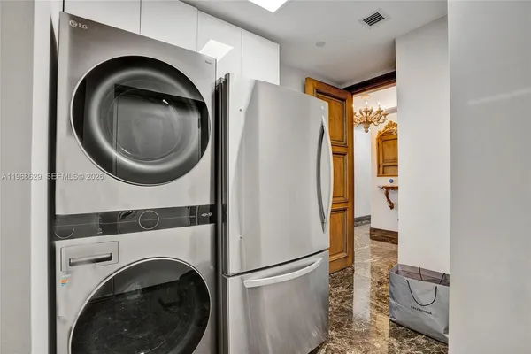 a view of a ocean with a large mountain