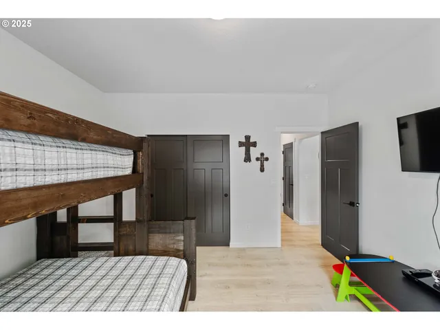 a view interior of house and hall with wooden floor