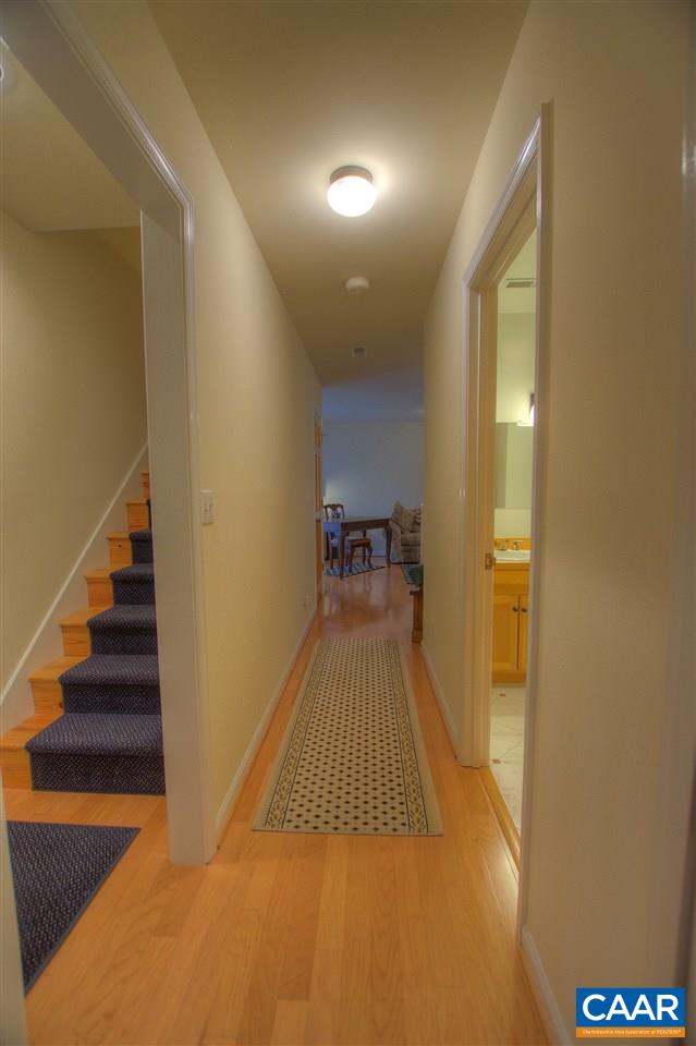 264 Twin Ridge Lane Afton, VA 22920 - Photo 29 of 49 a view of a hallway with wooden floor and a potted plant