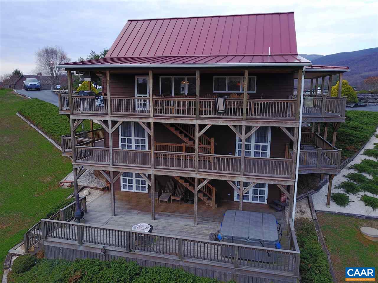264 Twin Ridge Lane Afton, VA 22920 - Photo 34 of 49 a view of a house with wooden deck