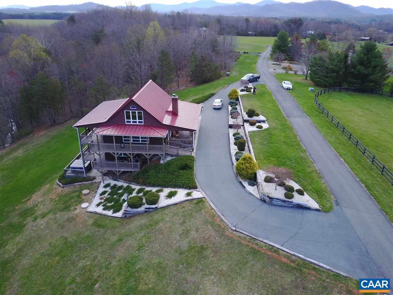 264 Twin Ridge Lane Afton, VA 22920 - Photo 36 of 49 an aerial view of a house