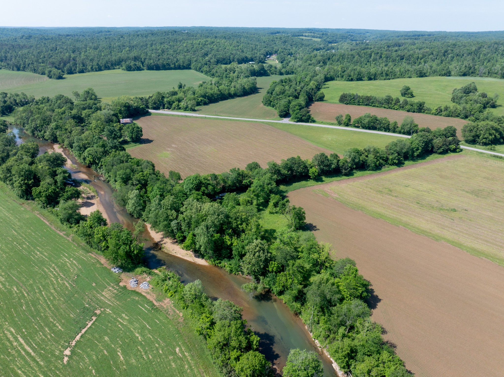 3 Highway 49 Vanleer, TN 37181 - Photo 7 of 26 an aerial view of a street and trees