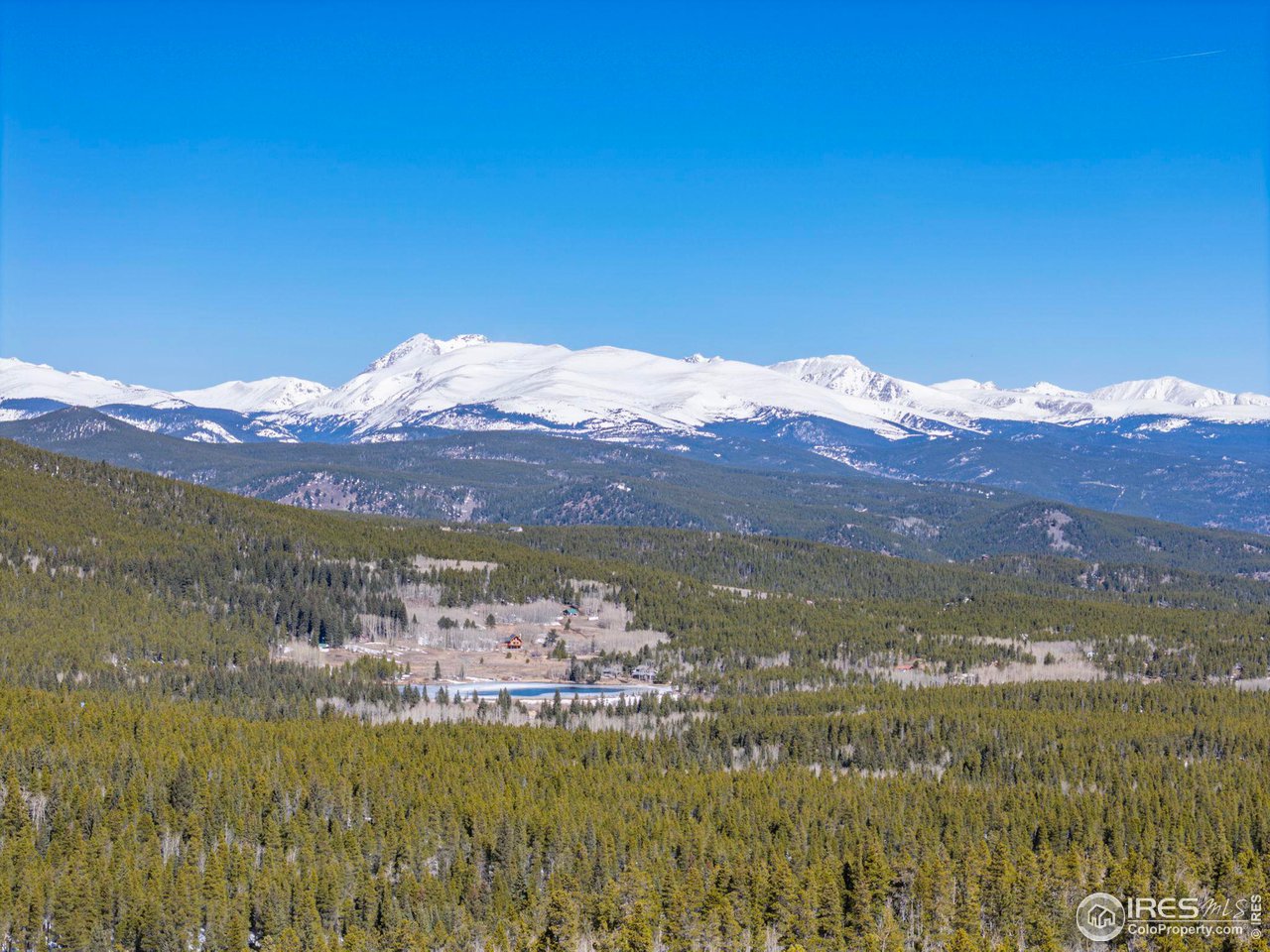 a view of lake and mountain