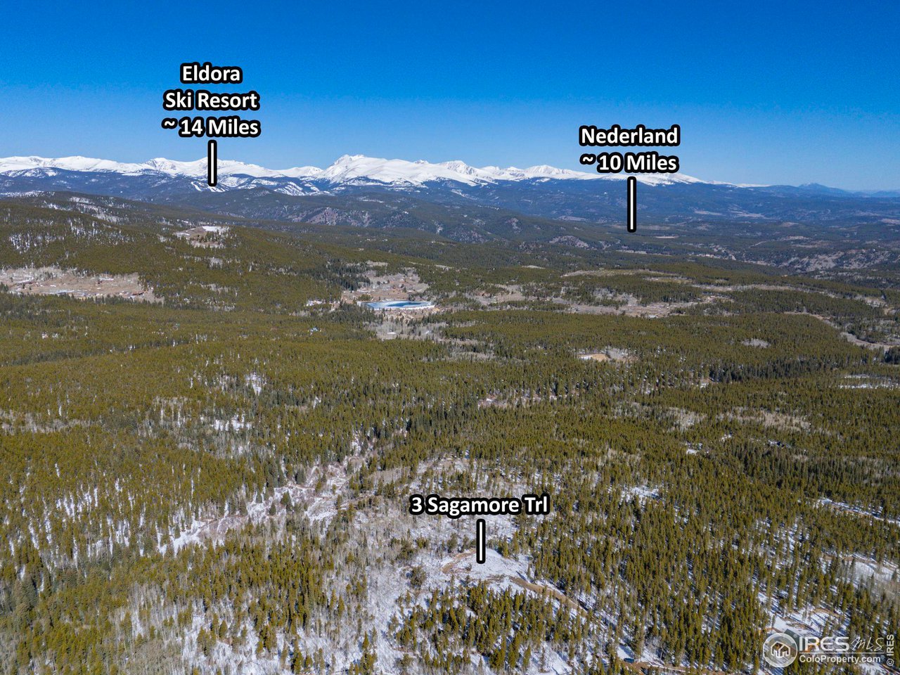 3 Sagamore Trail Black Hawk, CO 80422 - Photo 21 of 24 a view of a street with a mountain