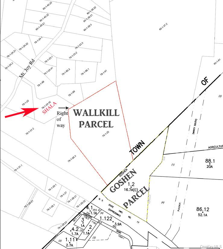260 Phillipsburg Road Goshen, NY 10924 - Photo 4 of 4 Parcel map