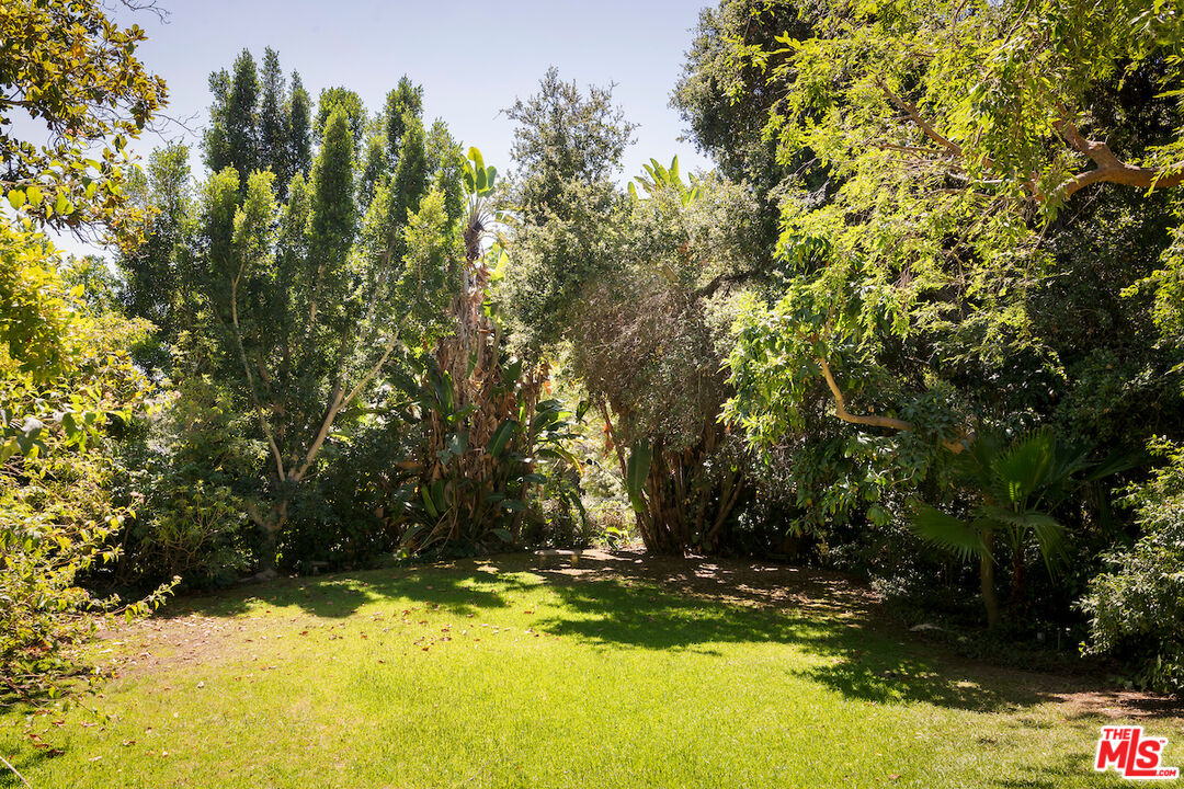 10934 Bellagio Road Los Angeles, CA 90077 - Photo 47 of 52 a view of a yard with trees