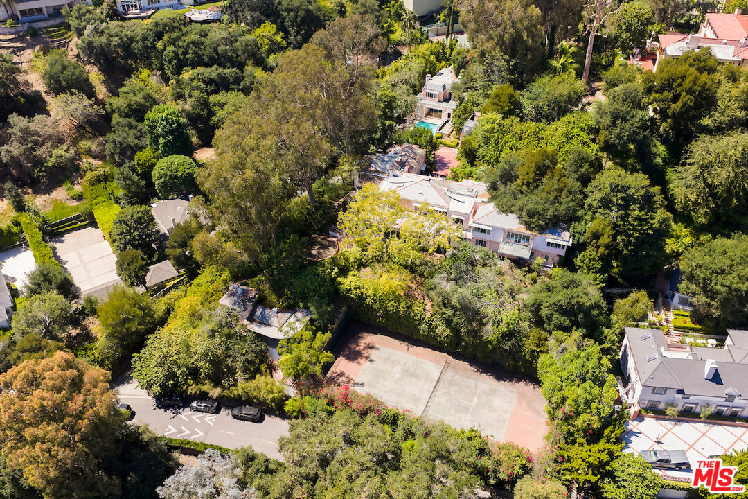 10934 Bellagio Road Los Angeles, CA 90077 - Photo 5 of 52 a view of a tree with a yard