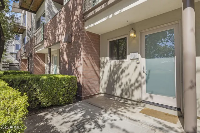 a view of a entryway door of the house
