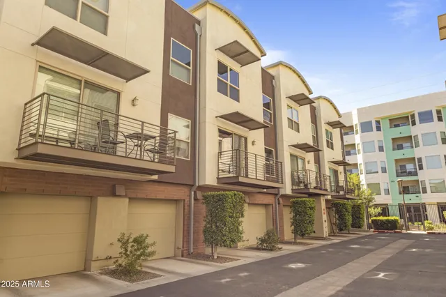a view of a building with a street