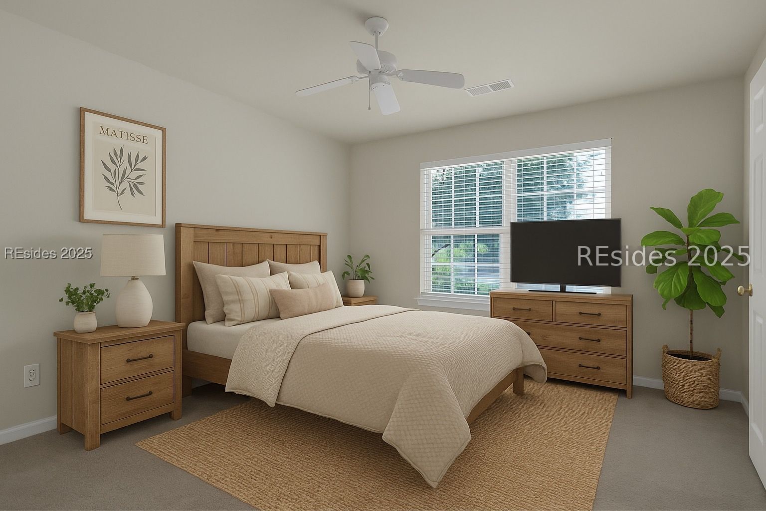 270 West Square Bluffton, SC 29910 - Photo 23 of 50 Virtual staged master bedroom