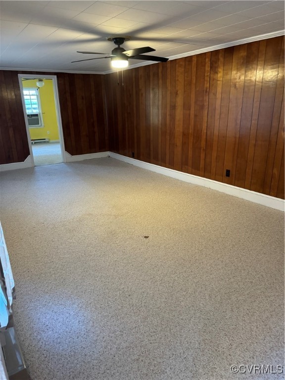 14807 Spruce Avenue Chester, VA 23836 - Photo 2 of 20 Carpeted spare room with baseboard heating, wooden