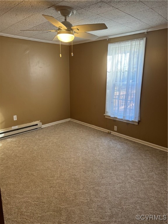 14807 Spruce Avenue Chester, VA 23836 - Photo 7 of 20 Carpeted empty room with ceiling fan, a textured c