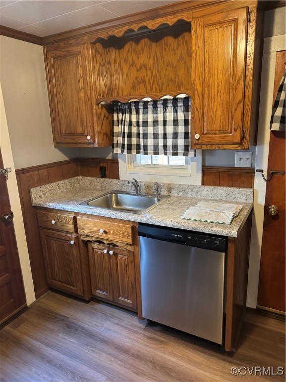 14807 Spruce Avenue Chester, VA 23836 - Photo 10 of 20 Kitchen with hardwood / wood-style flooring, sink,