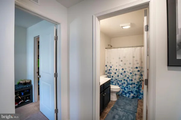 a bathroom with a toilet