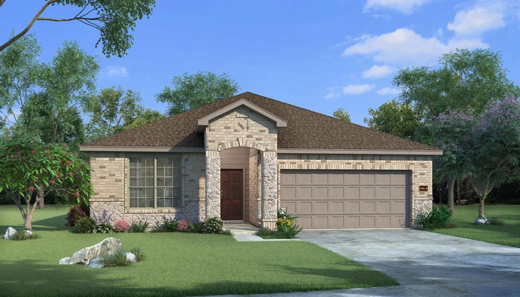 968 Ravenwood Lane Van Alstyne, TX 75495 - Photo 1 of 1 a front view of a house with a yard and garage
