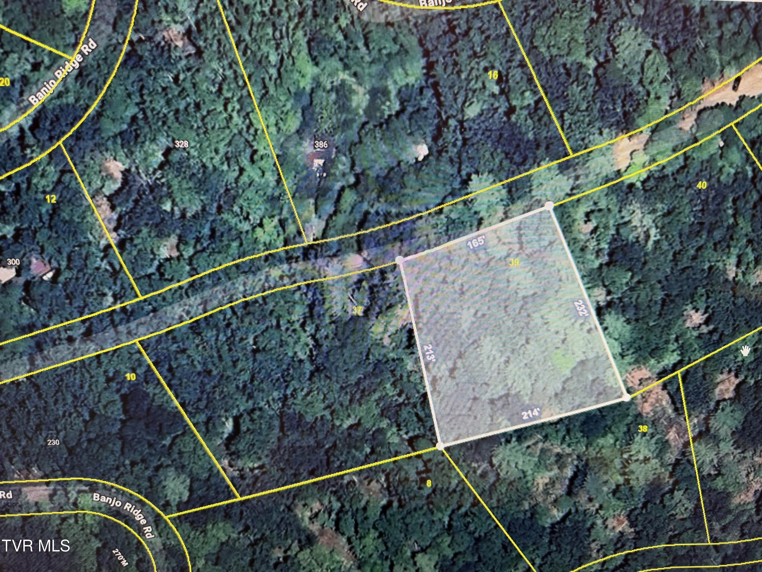 Banjo Ridge Lot 39 aerial