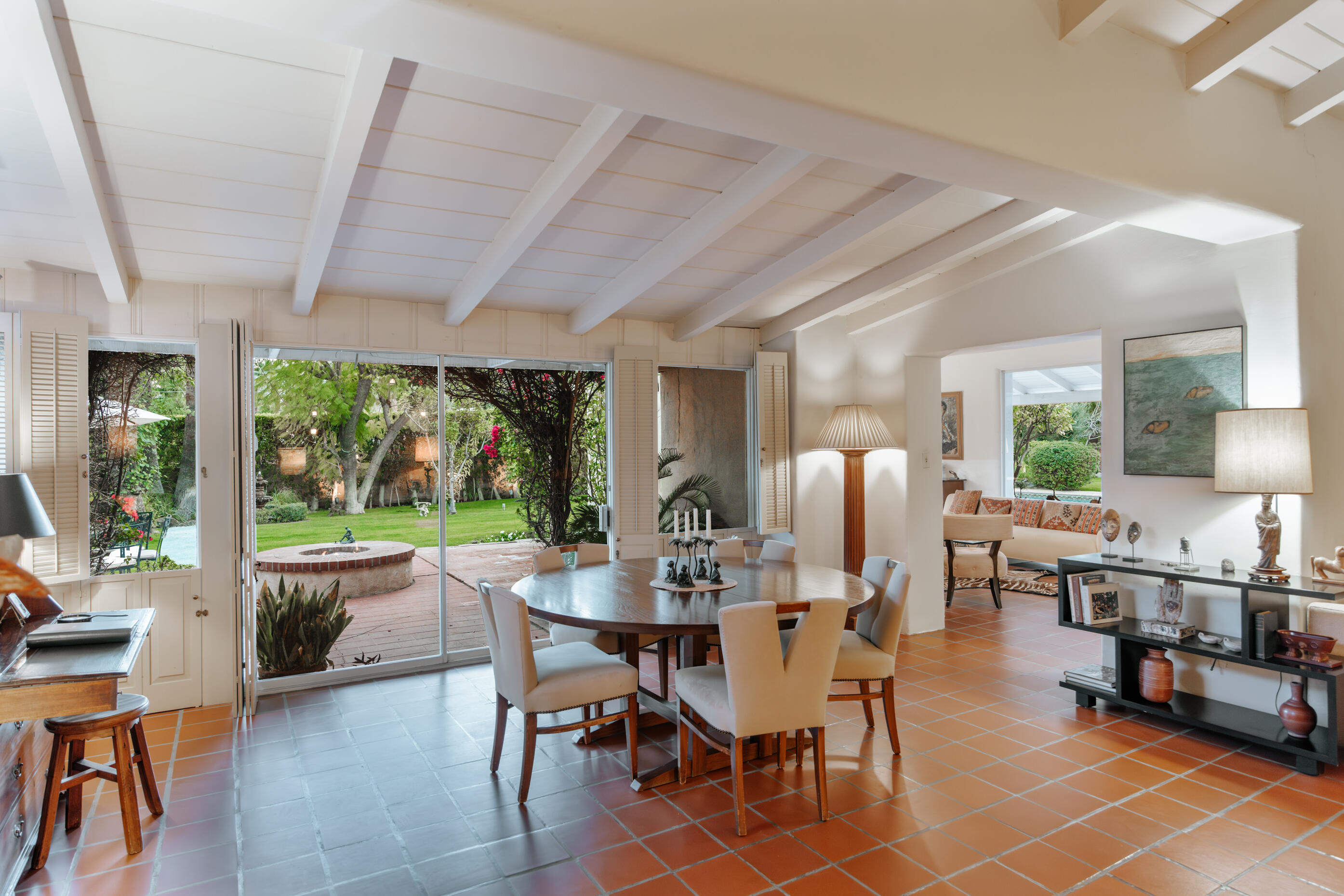 1050 North Cahuilla Road Palm Springs, CA 92262 - Photo 8 of 32 a view of a dining room with furniture window and outside view