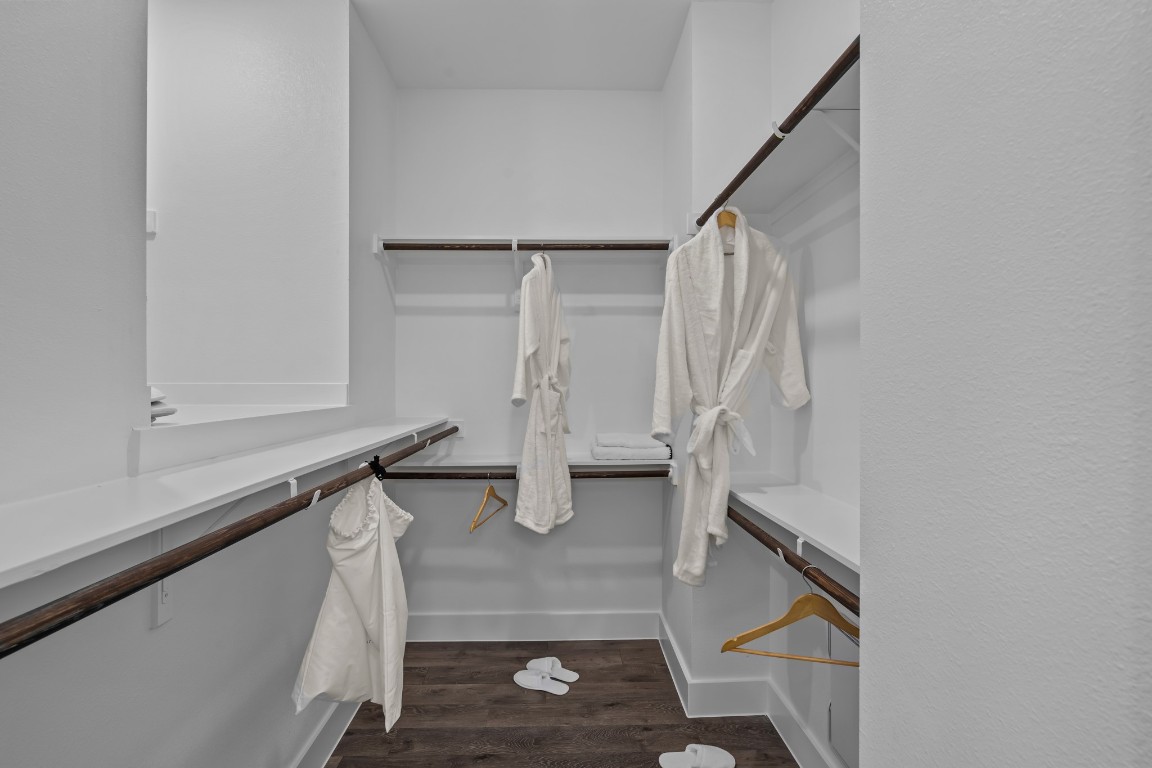 1664 Hillside Terrace, Unit 2117 Buda, TX 78610 - Photo 13 of 33 a view of entryway with wooden floor