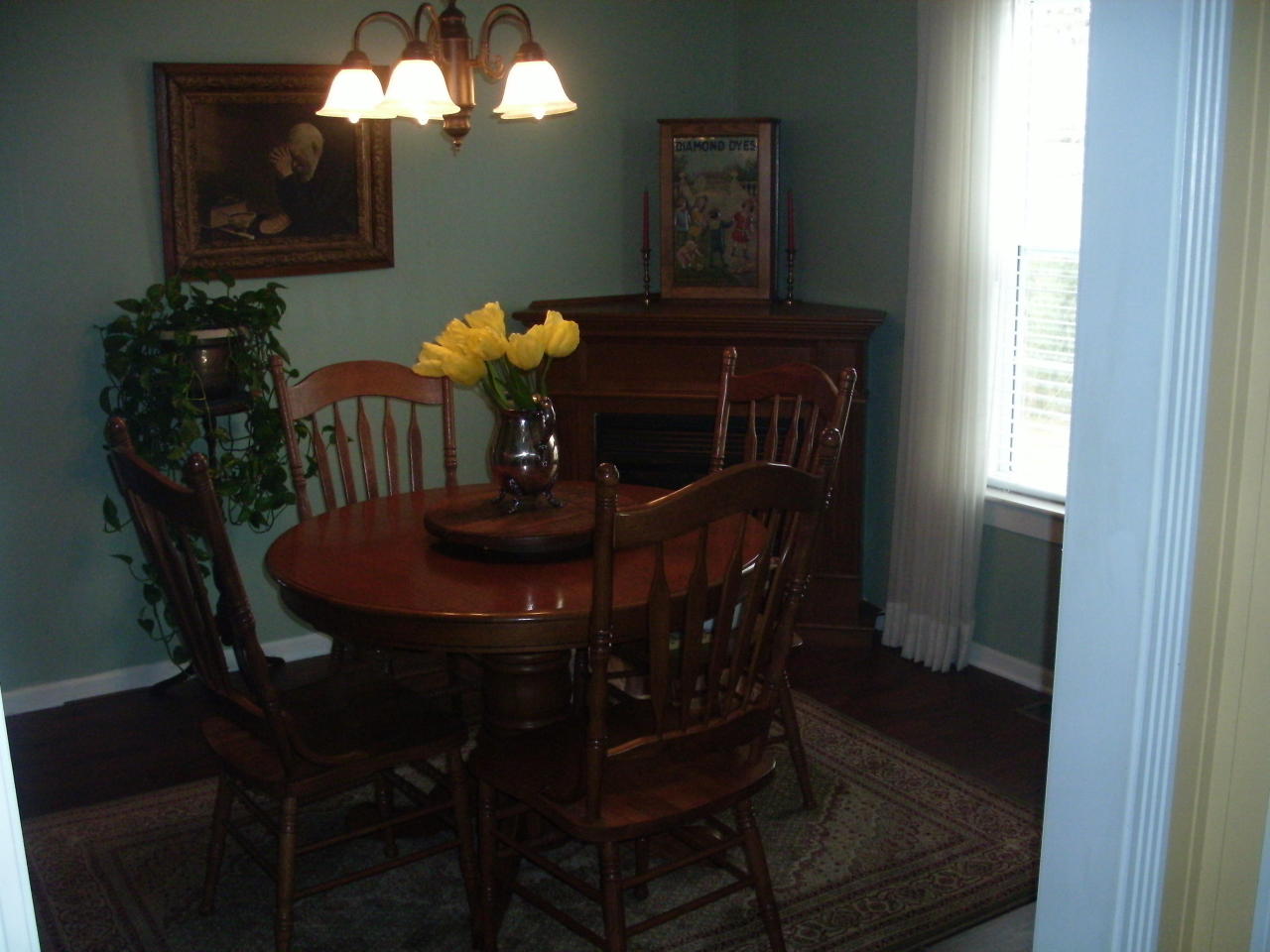 3087 Dry Hill Road Ferrum, VA 24088 - Photo 7 of 11 a view of a dining room with furniture and wooden floor