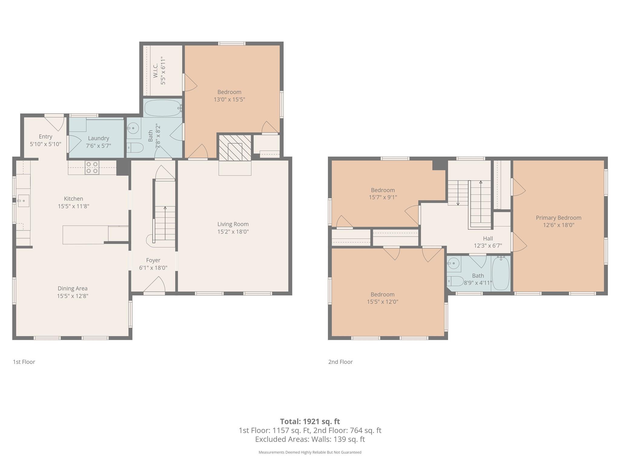 262 Pleasant Street Spindale, NC 28160 - Photo 37 of 37 a picture of a floor plan