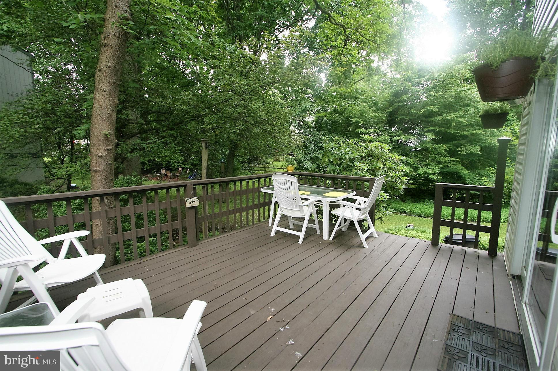 9481 Farewell Road Columbia, MD 21045 - Photo 21 of 26 Peaceful deck overlooks serene yard