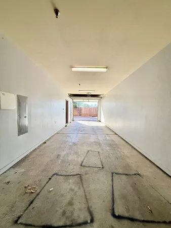 a view of a brick wall