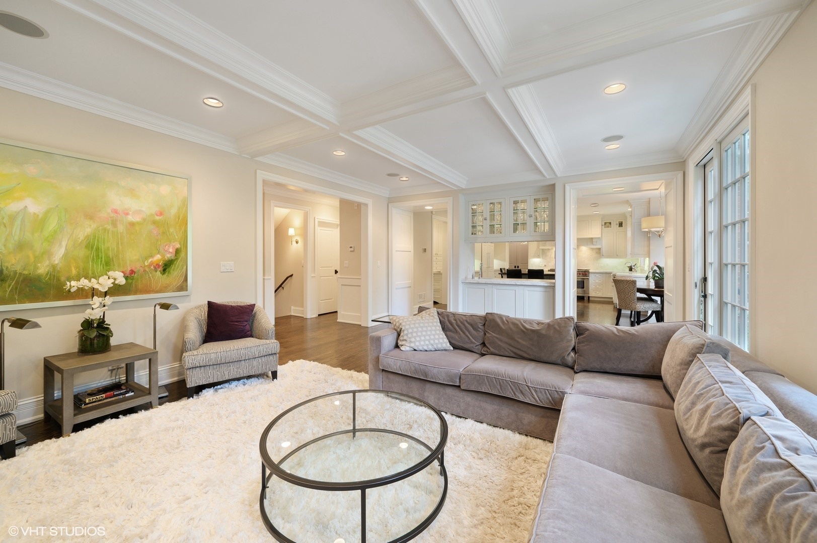 373 Elder Lane Winnetka, IL 60093 - Photo 13 of 53 a living room with furniture and a large window