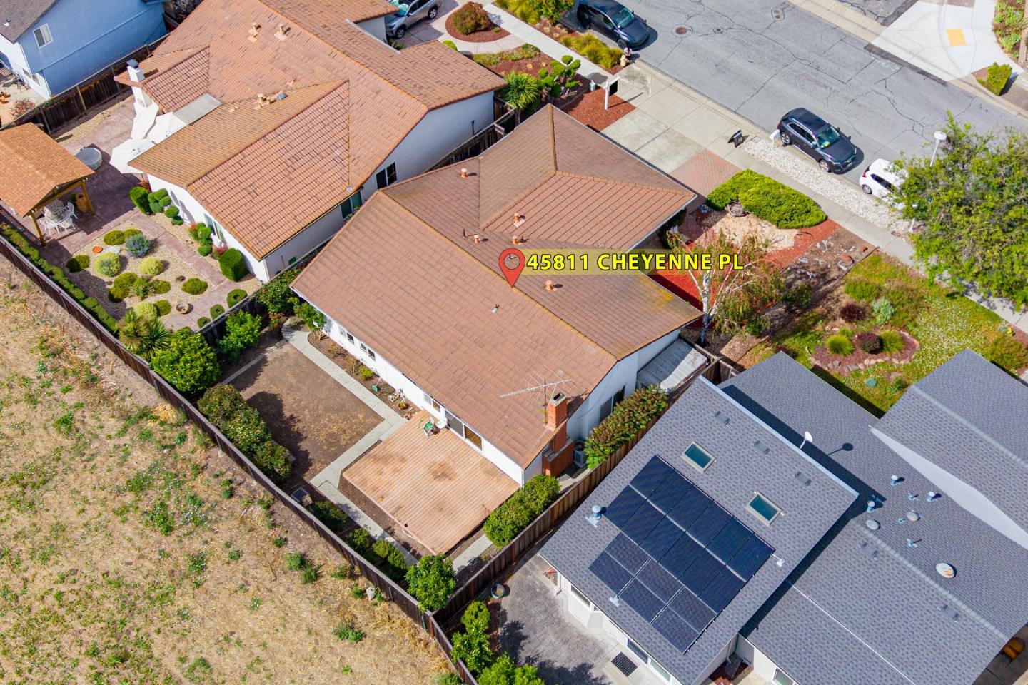 45811 Cheyenne Place Fremont, CA 94539 - Photo 5 of 44 an aerial view of a house