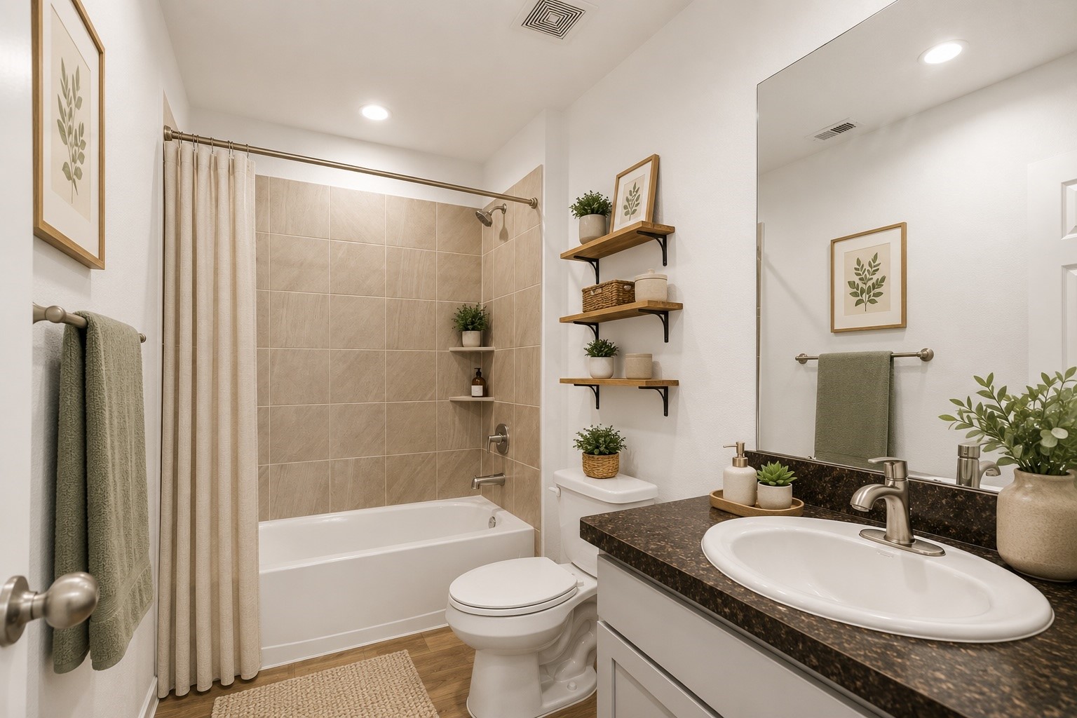 5451 Tuscany Hills Lane Spring, TX 77373 - Photo 33 of 48 Virtually staged guest bathroom