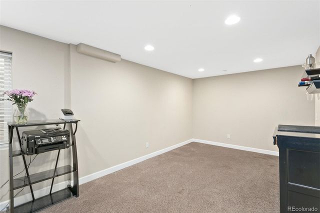 a view of room with furniture