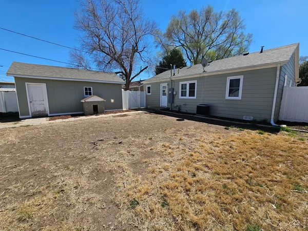 a house with a outdoor space