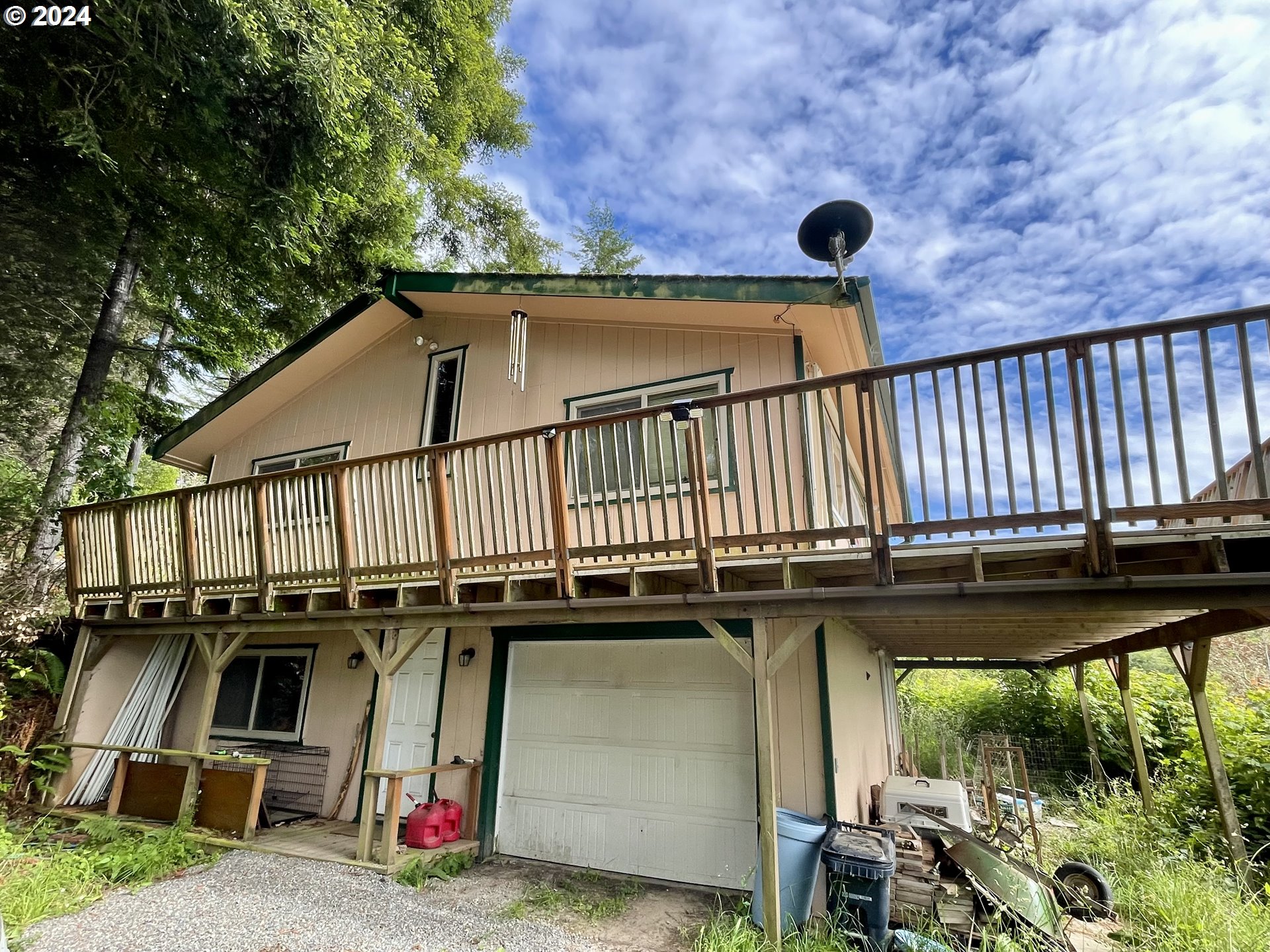 96333 Wildwood Road Brookings, OR 97415 - Photo 1 of 19 a view of outdoor space with deck and patio