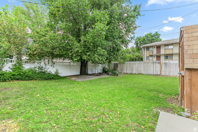 232 300 North Provo, UT 84606 - Photo 22 of 27 Fenced backyard with a patio