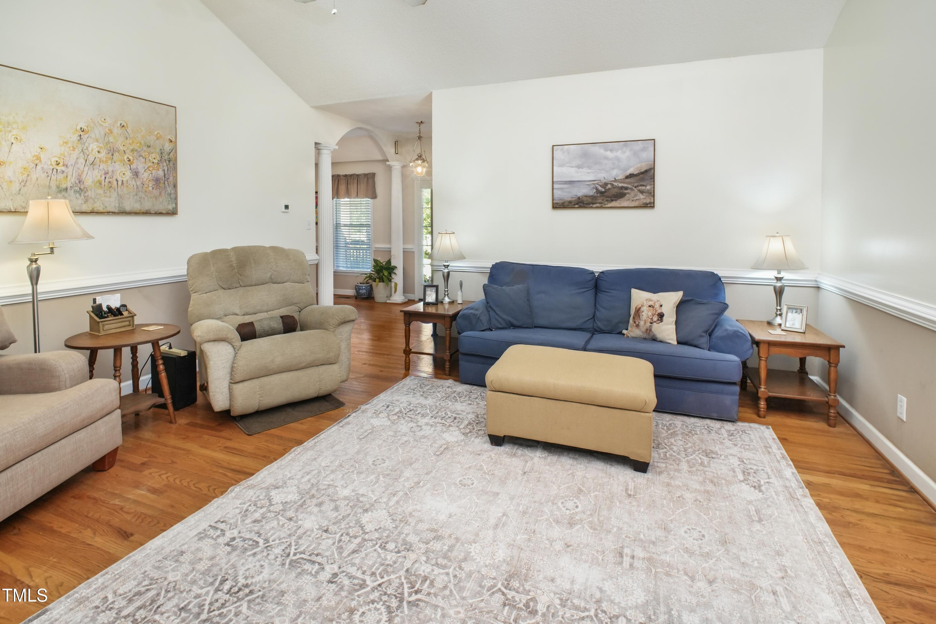 115 Hunters Walk Lane Clinton, NC 28328 - Photo 20 of 39 a living room with furniture and a rug
