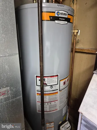 a view of storage and utility room
