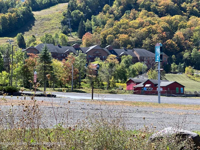 a view of street with wooden stairs