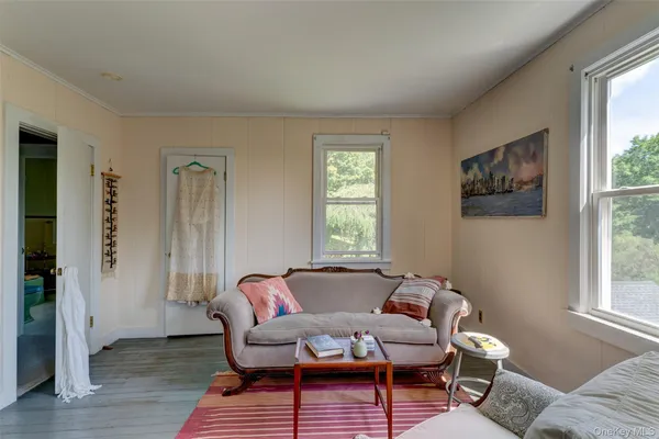 a livingroom with window