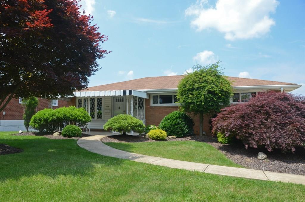 468 Lindsay Road Carnegie, PA 15106 - Photo 1 of 21 Level front walkway leads into this adorable brick ranch home in Scott Township. Notice the mature landscaping enhancing the curb appeal. Enjoy morning coffee or evening cocktails under cover on the front porch.