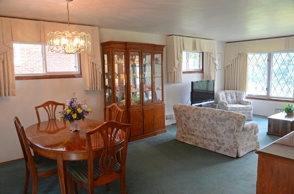 468 Lindsay Road Carnegie, PA 15106 - Photo 3 of 21 Light and bright open dining and living room area. Great for large gatherings to expand the table and seating area. Bay window overlooks Scott Township Park.