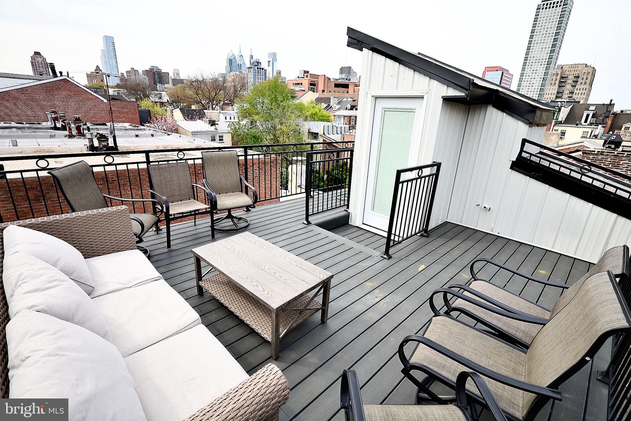 701 Lombard Street Philadelphia, PA 19147 - Photo 33 of 59 a view of a terrace with furniture