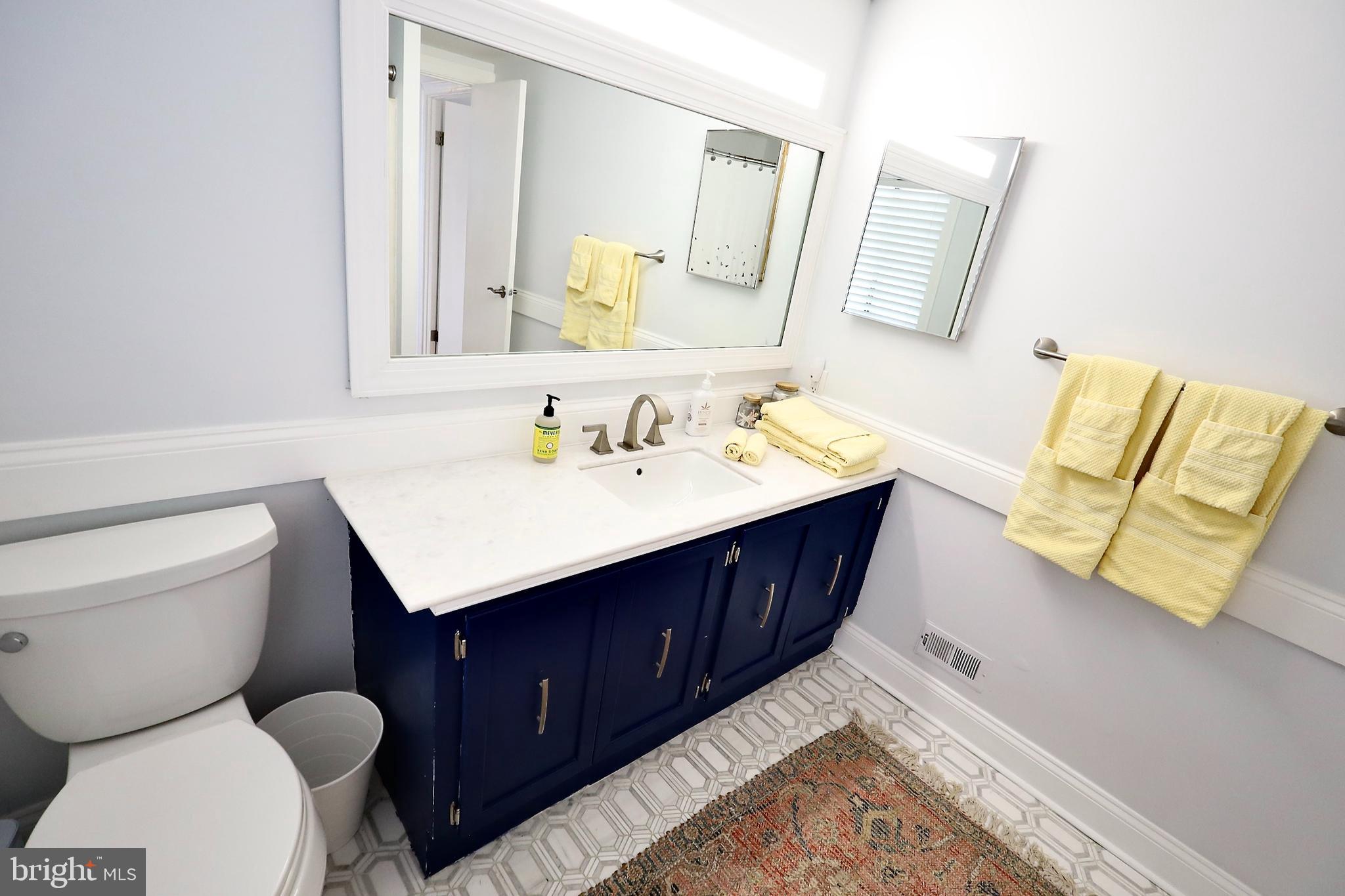 701 Lombard Street Philadelphia, PA 19147 - Photo 42 of 59 a bathroom with a toilet sink and mirror