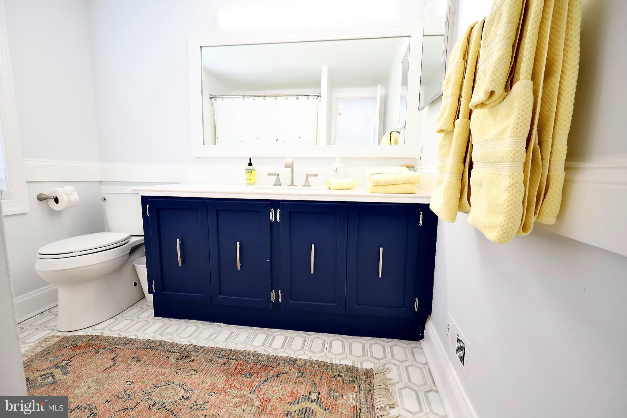 701 Lombard Street Philadelphia, PA 19147 - Photo 45 of 59 a bathroom with a sink and a toilet