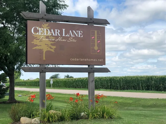 a sign on the side of the building