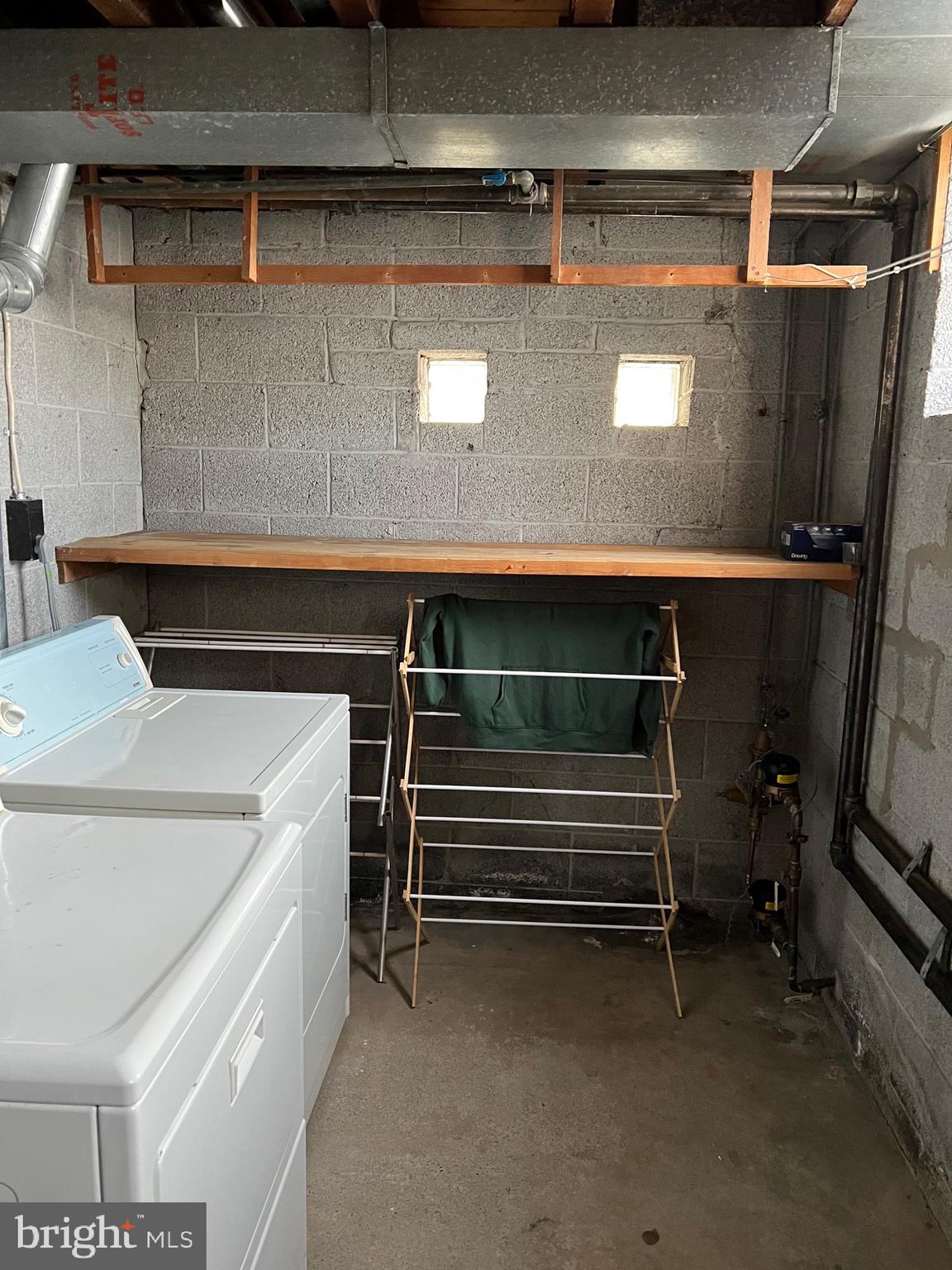 112 Clement Road, Unit B Oreland, PA 19075 - Photo 16 of 19 a close view of washer and dryer