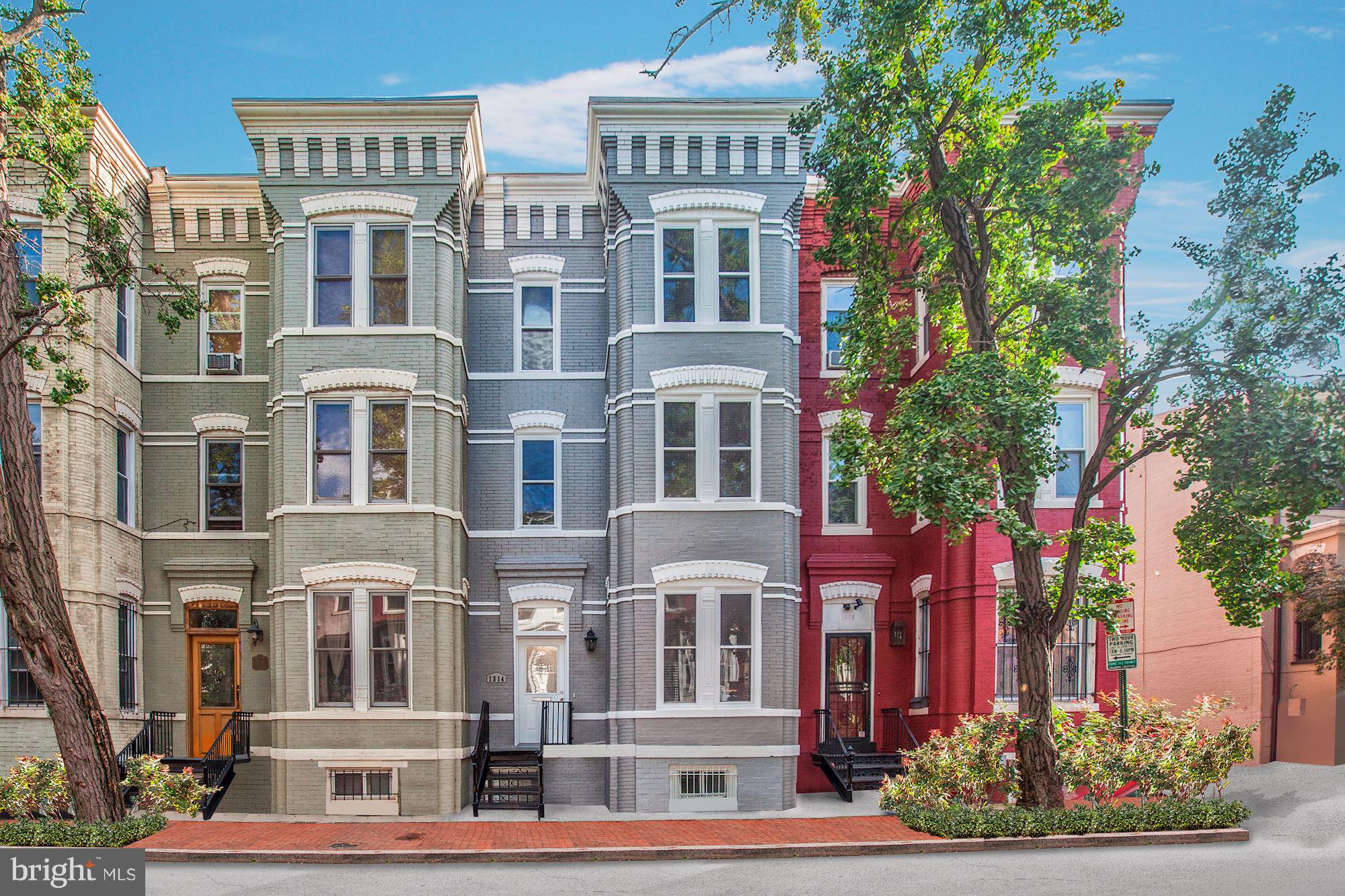 1314 Riggs Street Northwest Washington, DC 20009 - Photo 1 of 28 1314 Riggs St NW in the heart of Logan Circle!