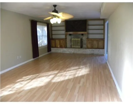 a view of a livingroom with a fireplace